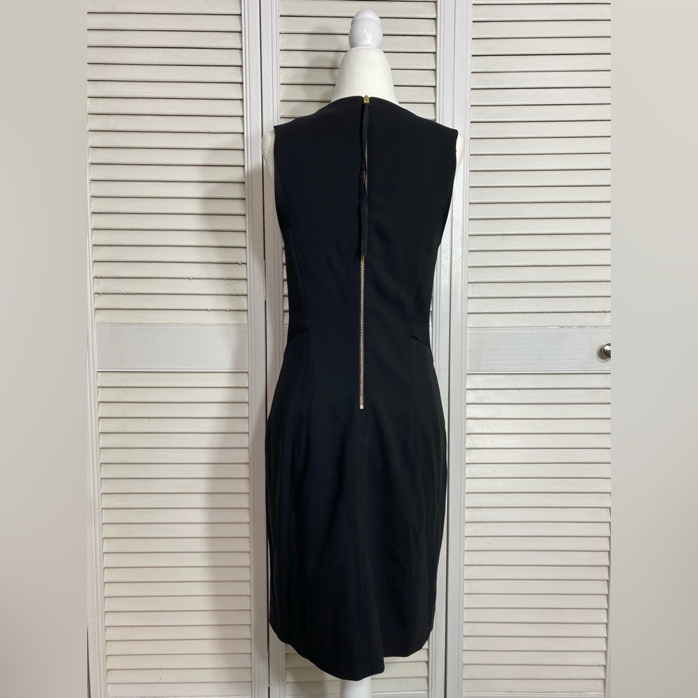 Size 4 Rag & Bone Sleeveless Little Black Dress w/ Side Paneling & Back Zipper - Picture 7 of 11
